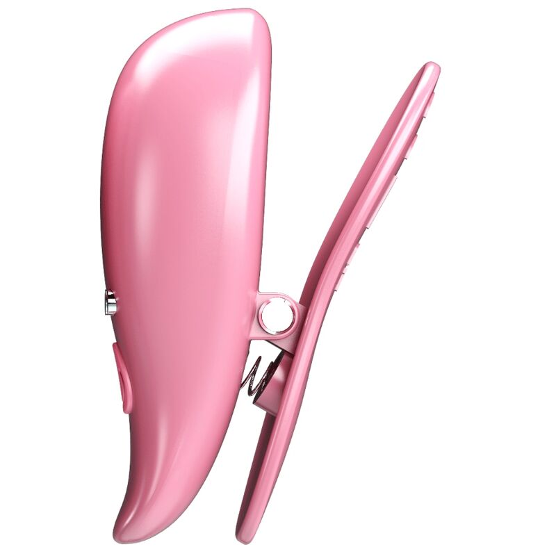 PRETTY LOVE - PINÇAS DE MAMILOS VIBRATÓRIAS EM FOLHA ROSA