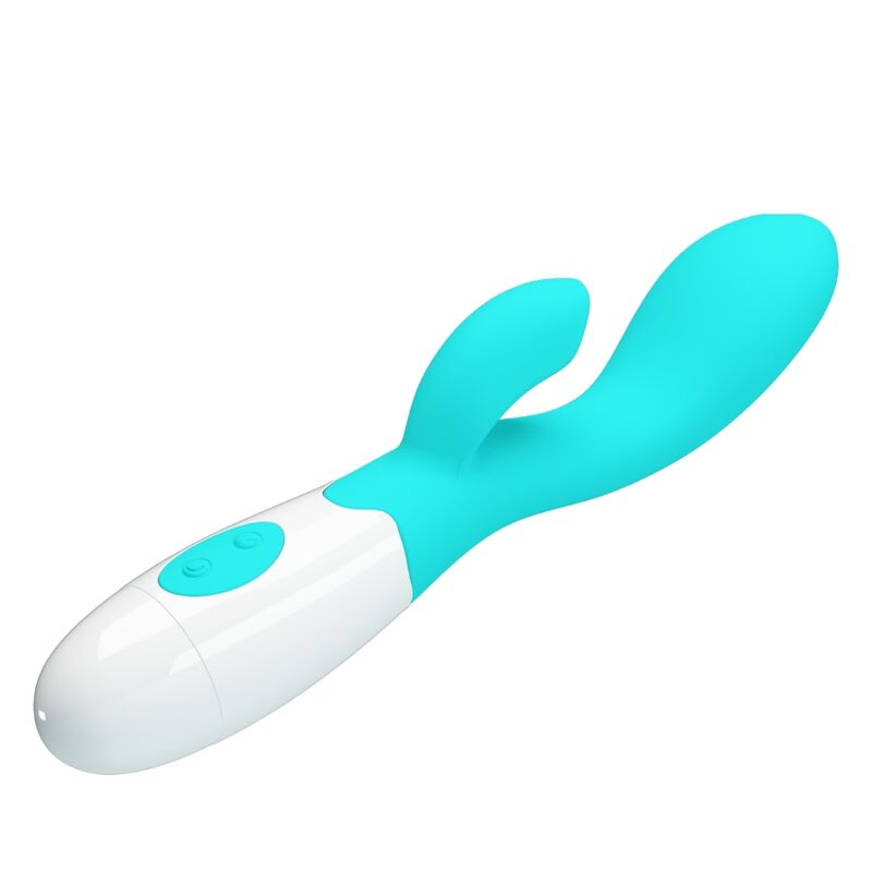 PRETTY LOVE - VIBRADOR BRILHANTE PARA PONTO G VERDE ÁGUA