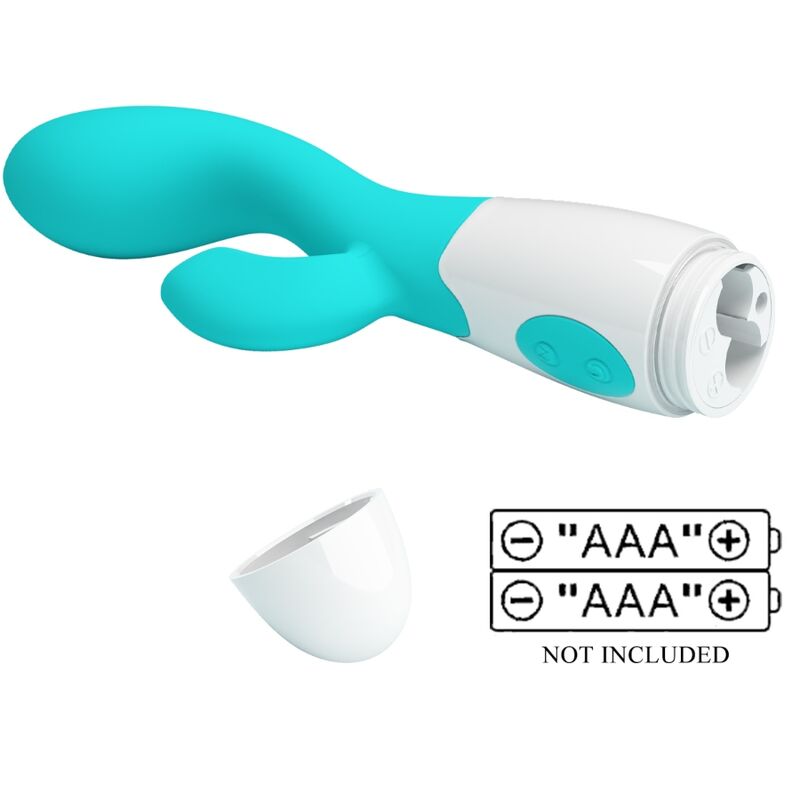 PRETTY LOVE - VIBRADOR BRILHANTE PARA PONTO G VERDE ÁGUA