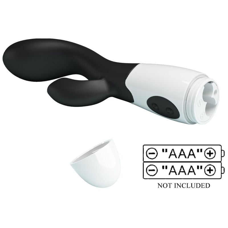 PRETTY LOVE - VIBRADOR DE PUNTO G BRILLANTE NEGRO