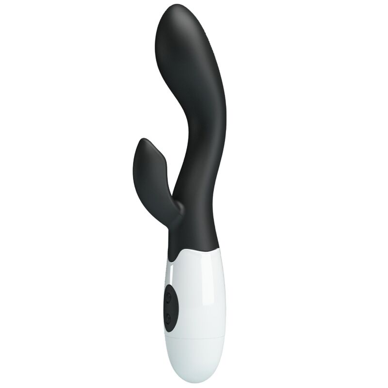 PRETTY LOVE - VIBRADOR DE PUNTO G BRILLANTE NEGRO