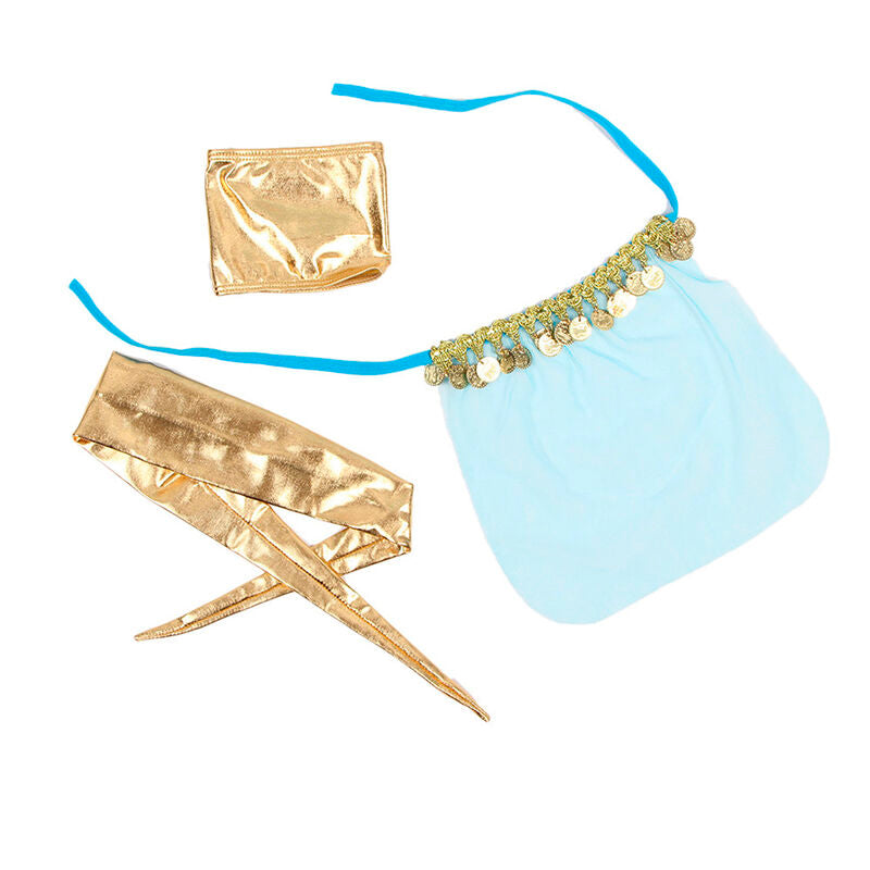 SUBBLIME - CONJUNTO DE LENCERÍA AZUL ESTILO INDIA L/XL