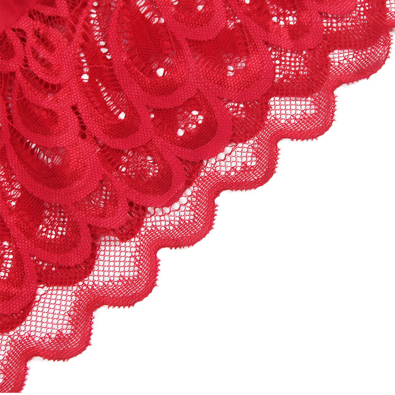 SUBBLIME - BABYDOLL DE CETIM COM RENDA VERMELHO L/XL