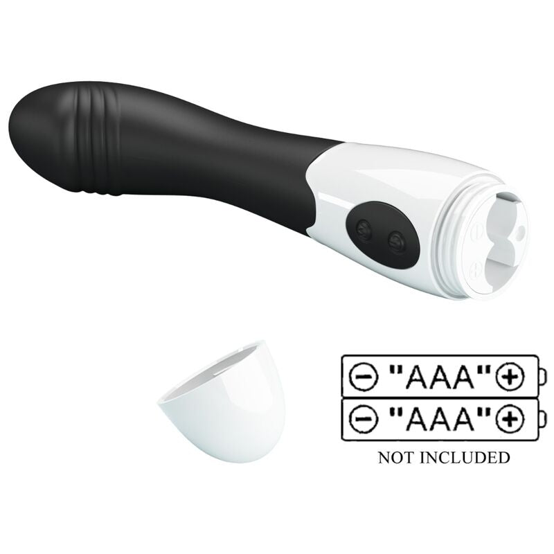 PRETTY LOVE - VIBRADOR ELEMENTAL PUNTO G 30 MODOS NEGRO