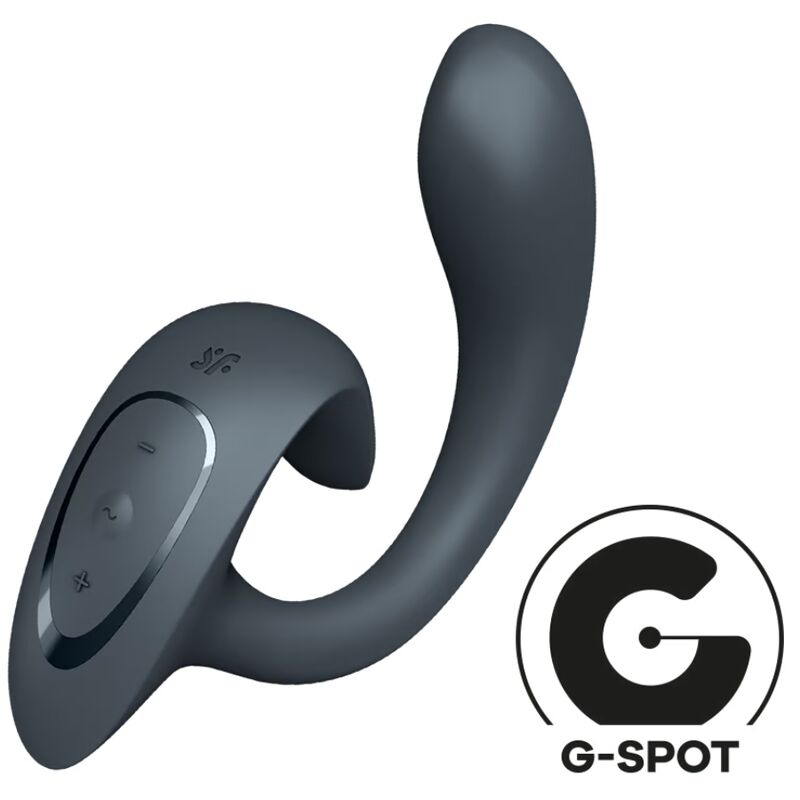 SATISFYER - G FOR GODDESS 1 VIBRADOR RABBIT CINZA ESCURO