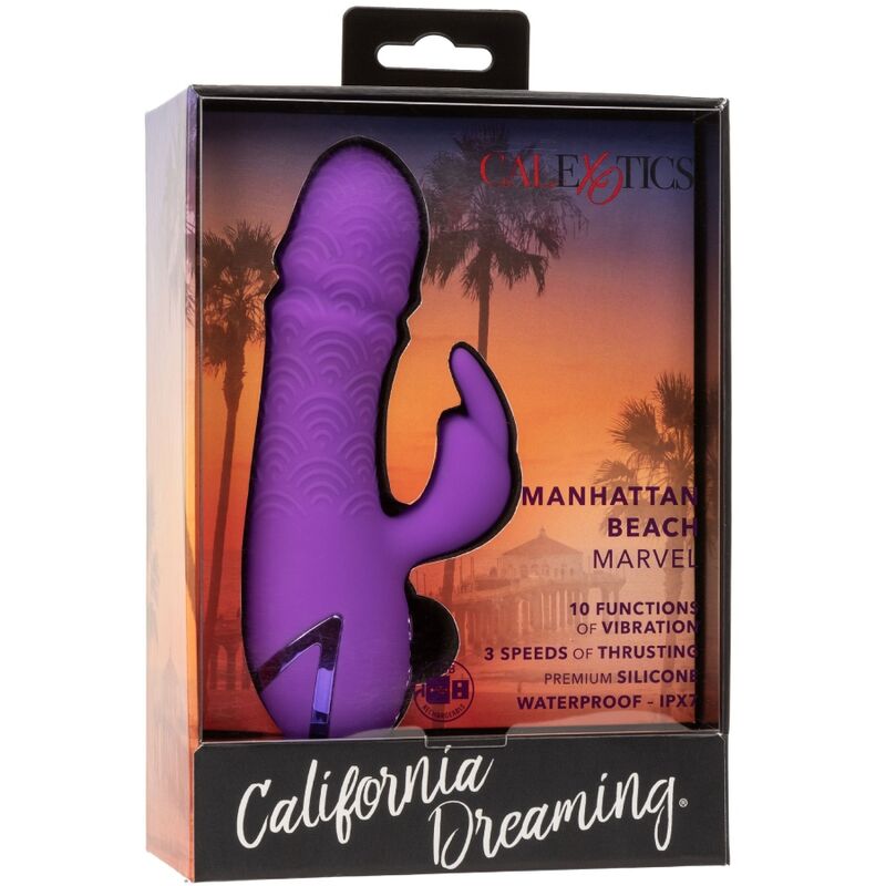 CALEXOTICS - MANHATTAN BEACH MARVEL VIBRATOR RABBIT PURPLE DA CALIFORNIA DREAMING