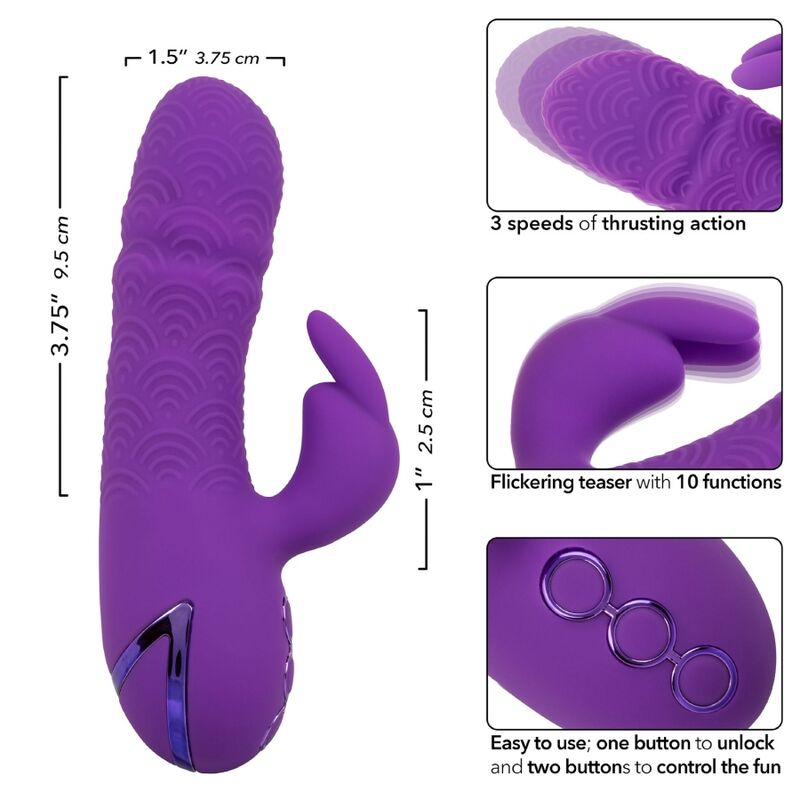 CALEXOTICS - MANHATTAN BEACH MARVEL VIBRATOR RABBIT PURPLE DA CALIFORNIA DREAMING