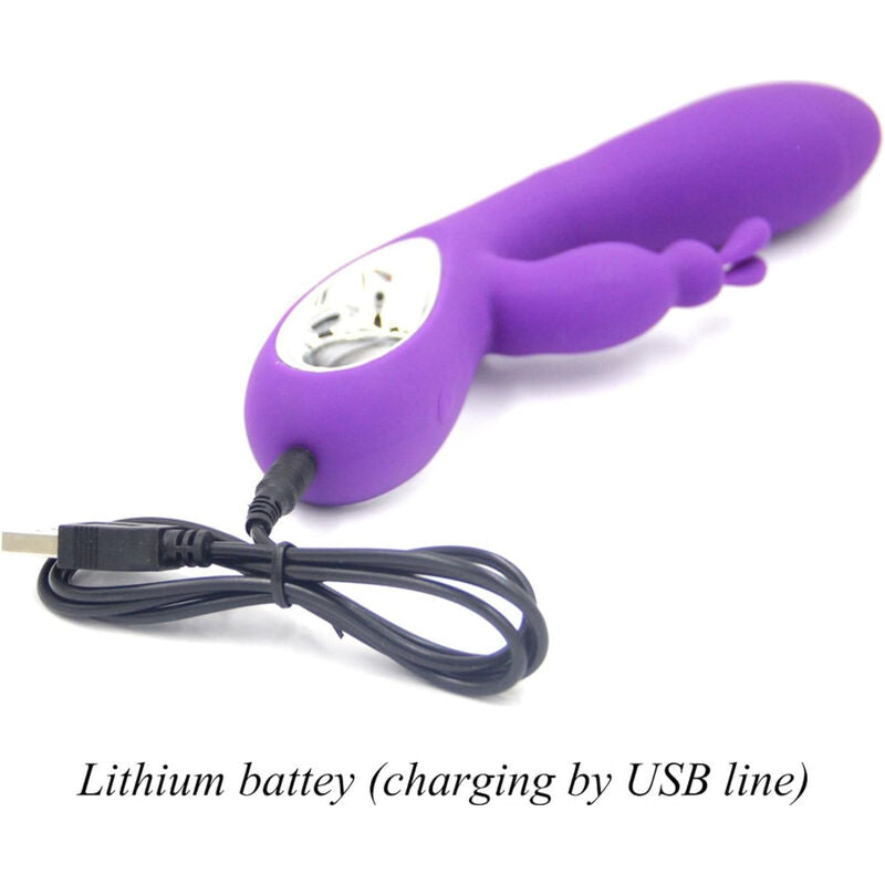 ARMONY - VIBRADOR DE ANEL DE PUXAR BELLA VIOLET RABBIT