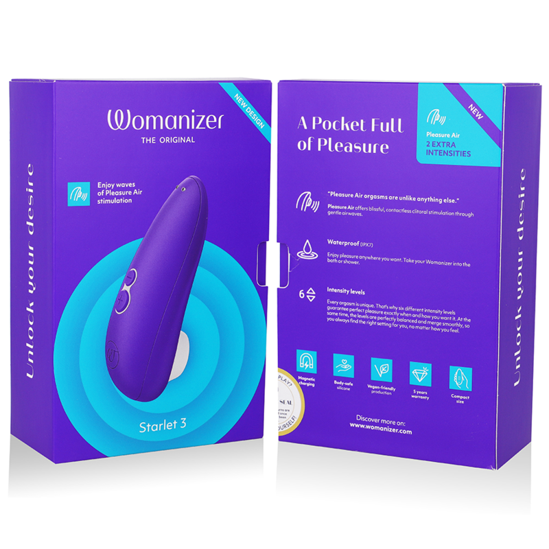 WOMANIZER - STARLET 3 ESTIMULADOR DE CLÍTORIS INDIGO