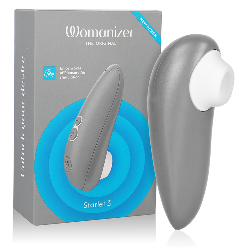 WOMANIZER - STARLET 3 ESTIMULADOR DE CLITÓRIS CINZA