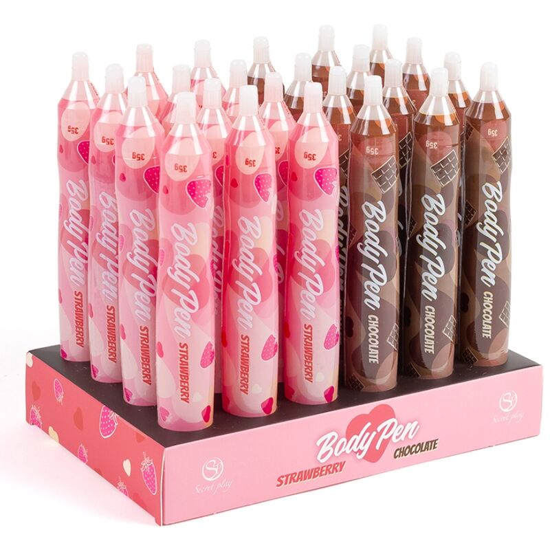 BRINCADEIRA SECRETA - CANETA CORPORAL CHOCOLATE