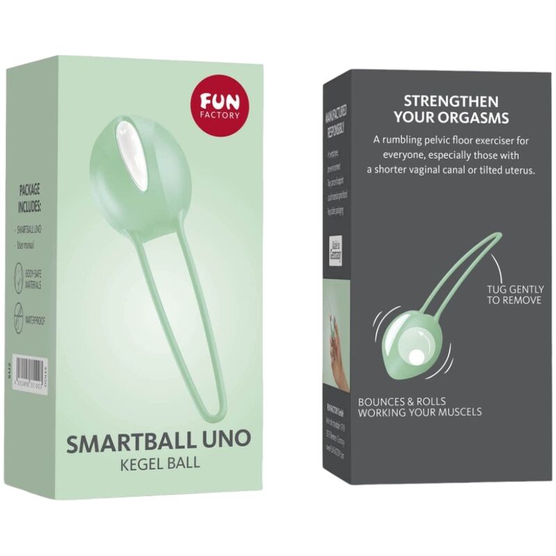 FUN FACTORY - SMARTBALL UNO BOLA PÉLVICA BRANCA / VERDE PISTACHE
