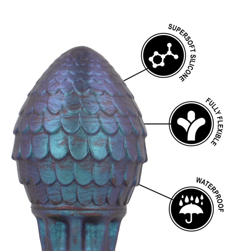 ÉPICO - PLUG ANAL VRAKOS DRAGON EGG TALLA L