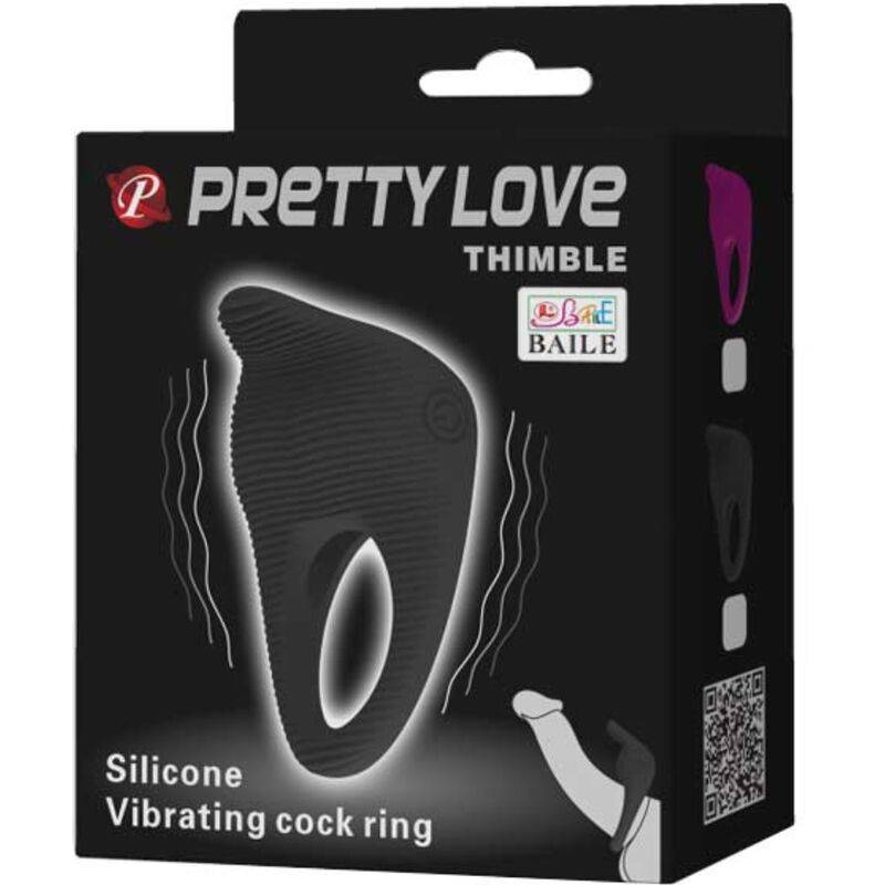 PRETTY LOVE - THIMBLE ANEL VIBRADOR PRETO - Toys "n" Us