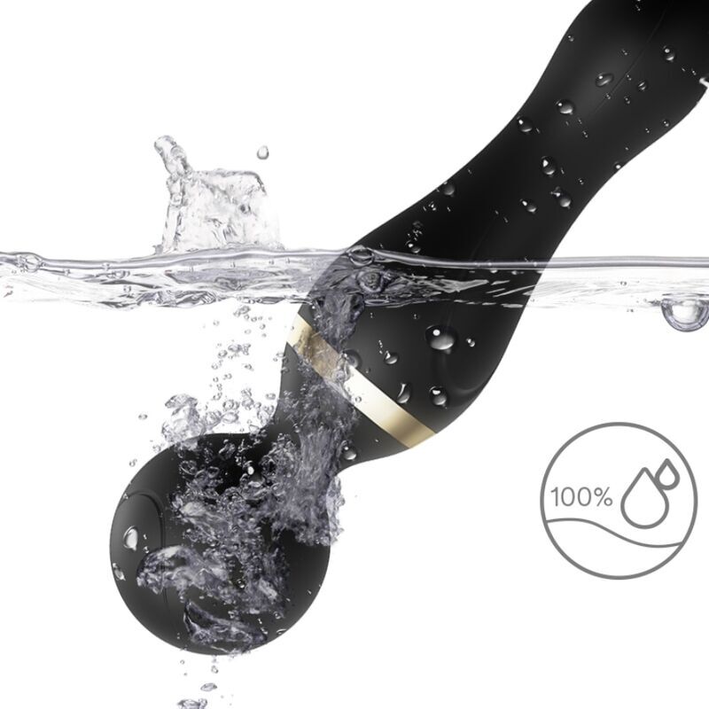 ARMONY - FREEZA MASAJEADOR Y VIBRADOR CABEZAL SUPER FLEXIBLE NEGRO