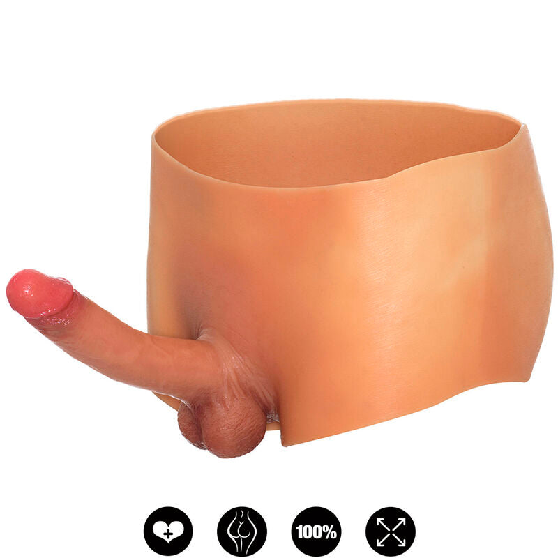 DESEJO OCULTO - ALTER EGO BOXERSHOT COM PÊNIS 18 CM TAMANHO P/M
