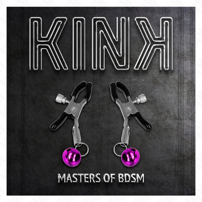 KINK - PINÇA DE MAMILO ROXA DE SINO ÚNICO 6 CM