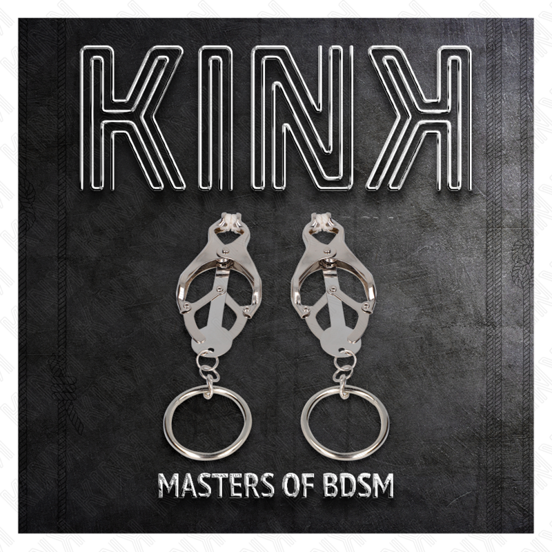 KINK - O-RING JAPONÊS CLAMPS DE MAMILO DE TRIGO PRATA