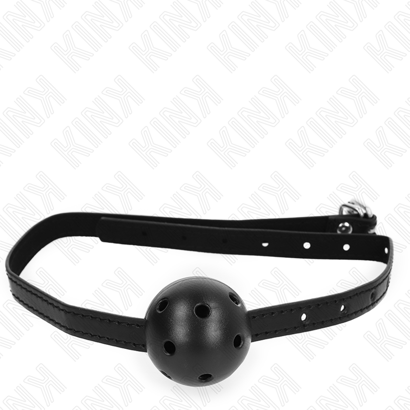 KINK - SIMPLICITY BOLA PRETA RESPIRÁVEL 4,5 CM GAG 62 x 1,5 CM