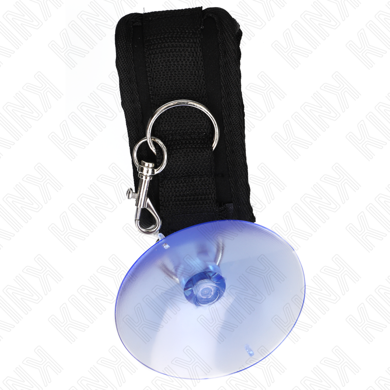 KINK - RESTRIÇÕES DE PUNHO COM VENTOSA PRETA 29-40 CM X 5 CM