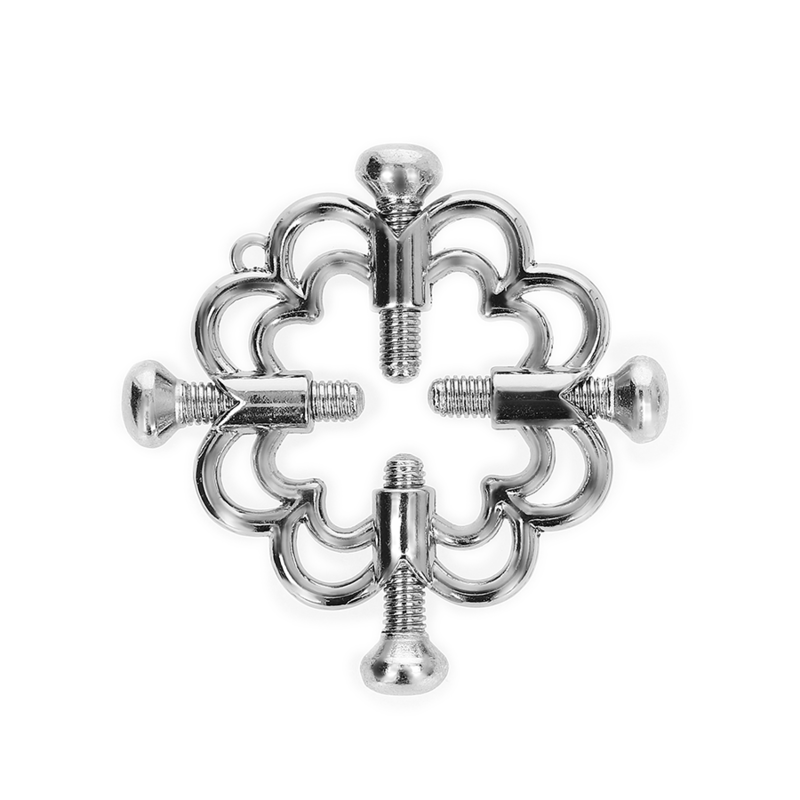 KINK - Grampos de mamilo em forma de flor de metal