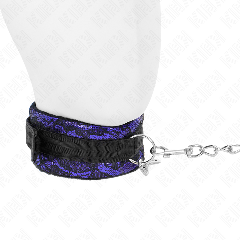 KINK - COLAR CURTO DE RENDA DE VELUDO COM CINTO 105 CM COM ACABAMENTO DE NYLON 44 X 5,5 CM