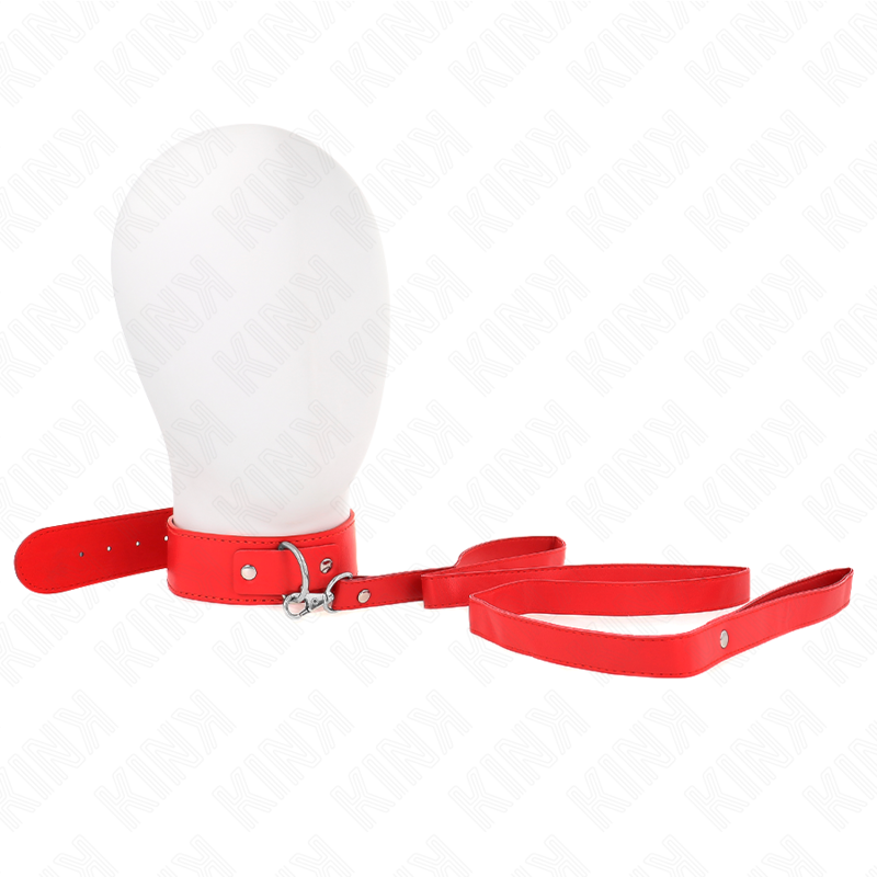 KINK - COLAR COM CINTO 116 CM ALÇA ROJA AJUSTÁVEL 32-50 CM X 8 CM