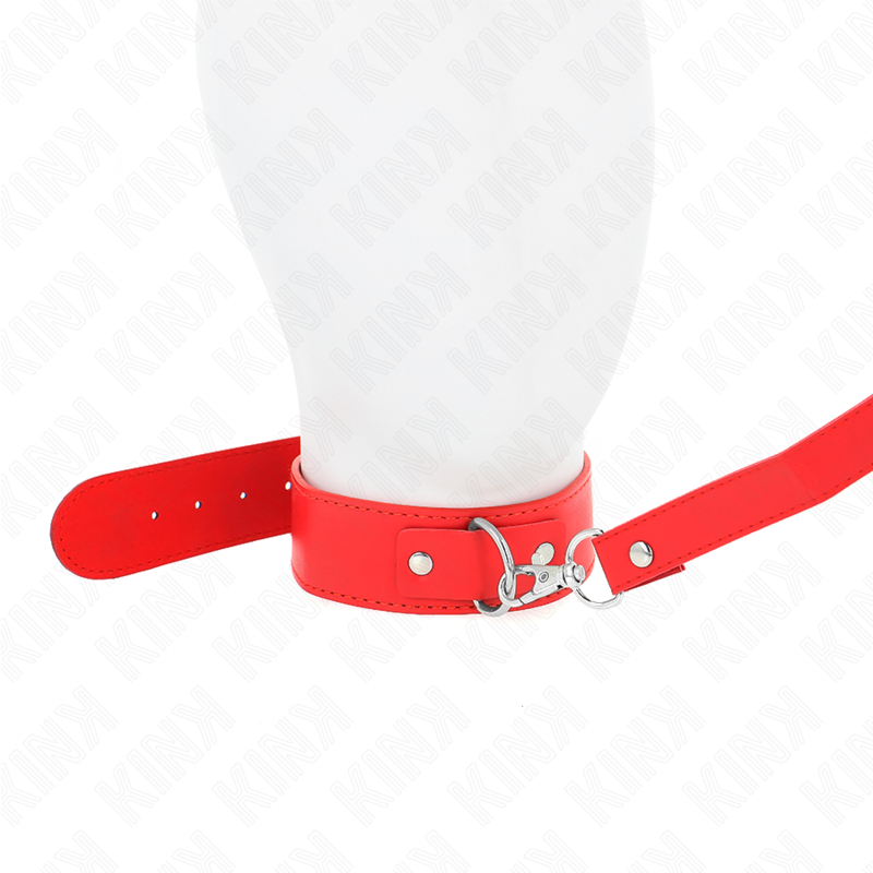 KINK - COLAR COM CINTO 116 CM ALÇA ROJA AJUSTÁVEL 32-50 CM X 8 CM