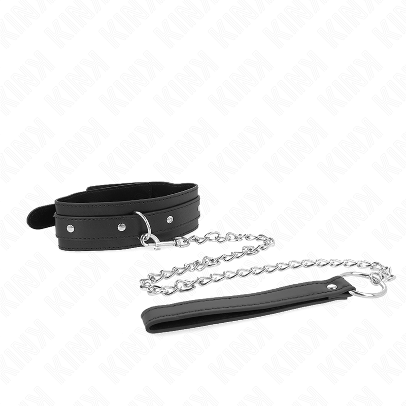KINK - COLAR COM COLEIRA 65 CM 1 ANEL AJUSTÁVEL 38-49 CM X 5 CM