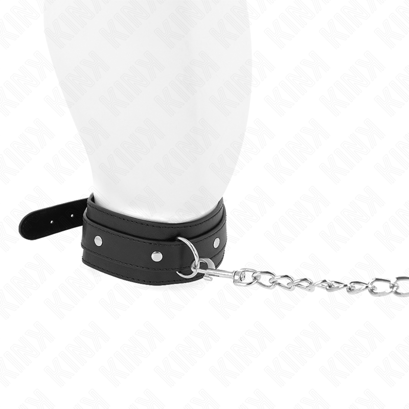 KINK - COLAR COM COLEIRA 65 CM 1 ANEL AJUSTÁVEL 38-49 CM X 5 CM