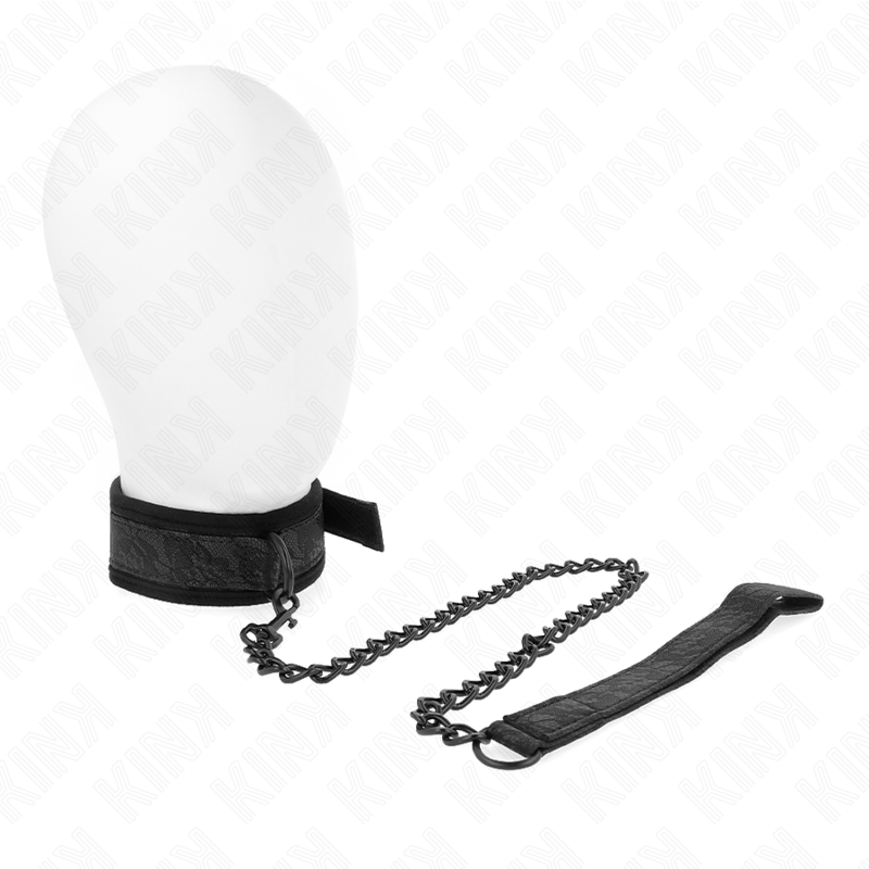 KINK - COLEIRA MODELO BÁSICO COM GUIA 77 CM MODELO 5 AJUSTÁVEL 34-54 CM X 5 CM