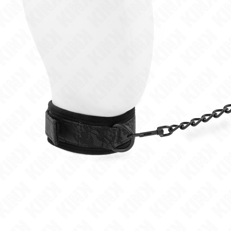 KINK - COLEIRA MODELO BÁSICO COM GUIA 77 CM MODELO 5 AJUSTÁVEL 34-54 CM X 5 CM