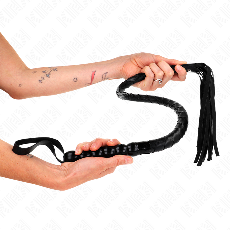 KINK - CHICOTE DE COBRA COM CONTAS 80 CM