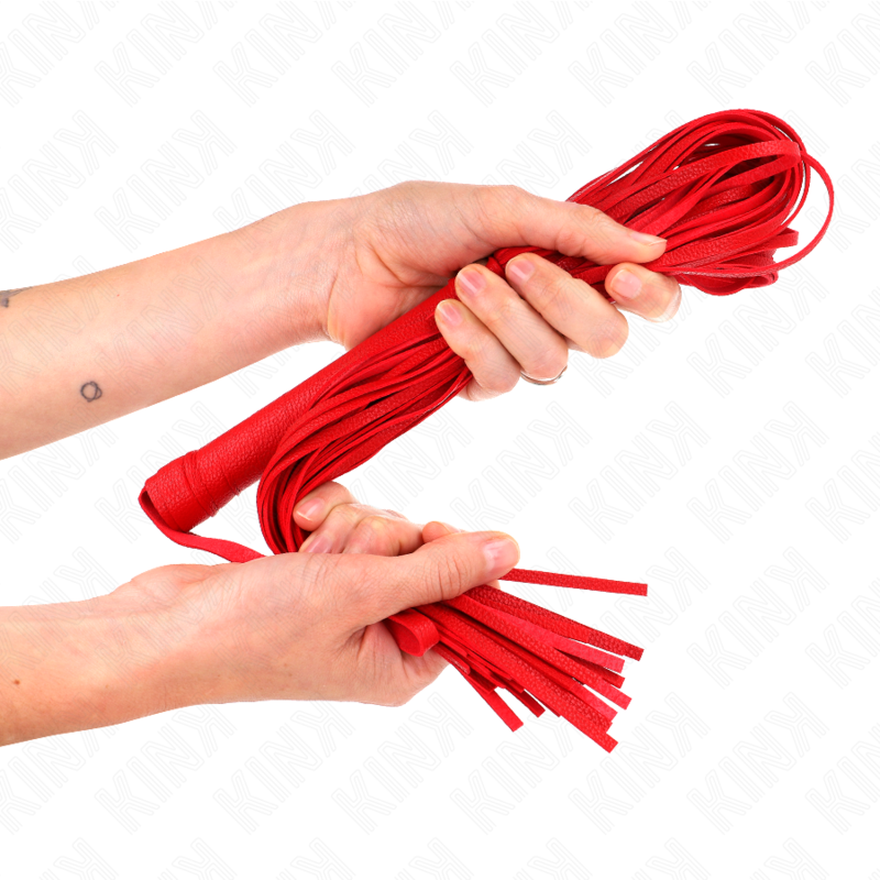 KINK - CHICOTE DE PVC MACIO VERMELHO 70 CM