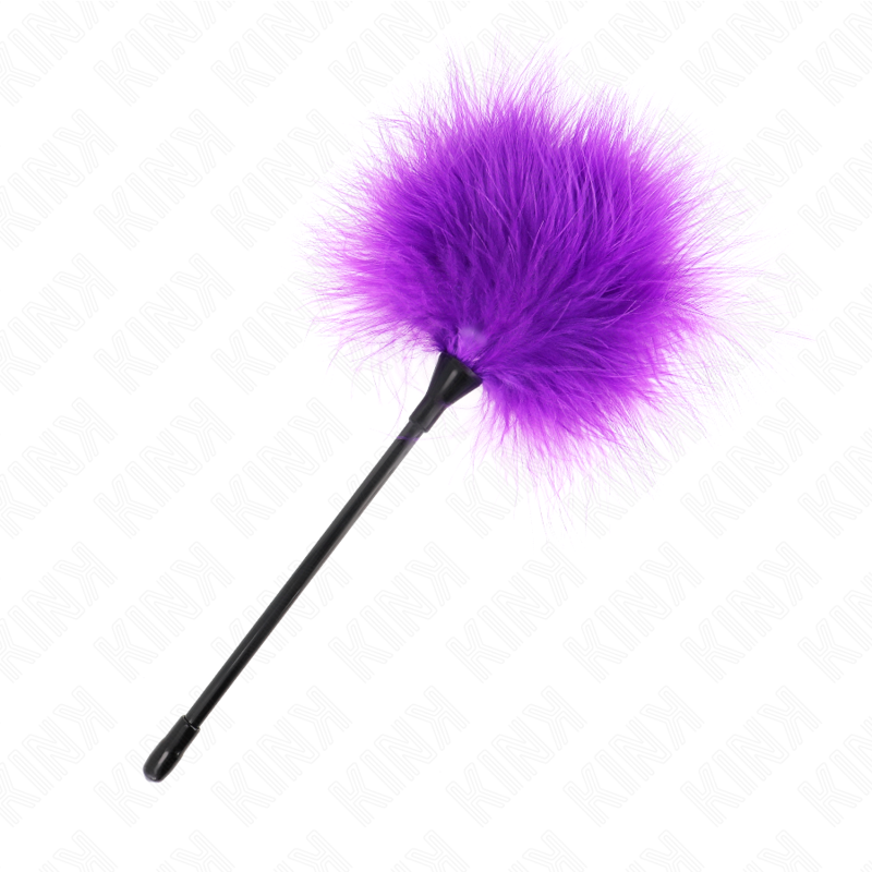 KINK - PLUMAS DE COSQUILLEO PÚRPURAS UTILIZADAS PARA EL KIT DE BONDAGE 27 CM