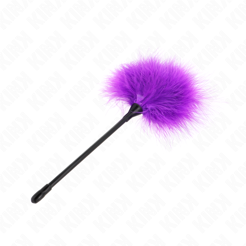 KINK - PLUMAS DE COSQUILLEO PÚRPURAS UTILIZADAS PARA EL KIT DE BONDAGE 27 CM