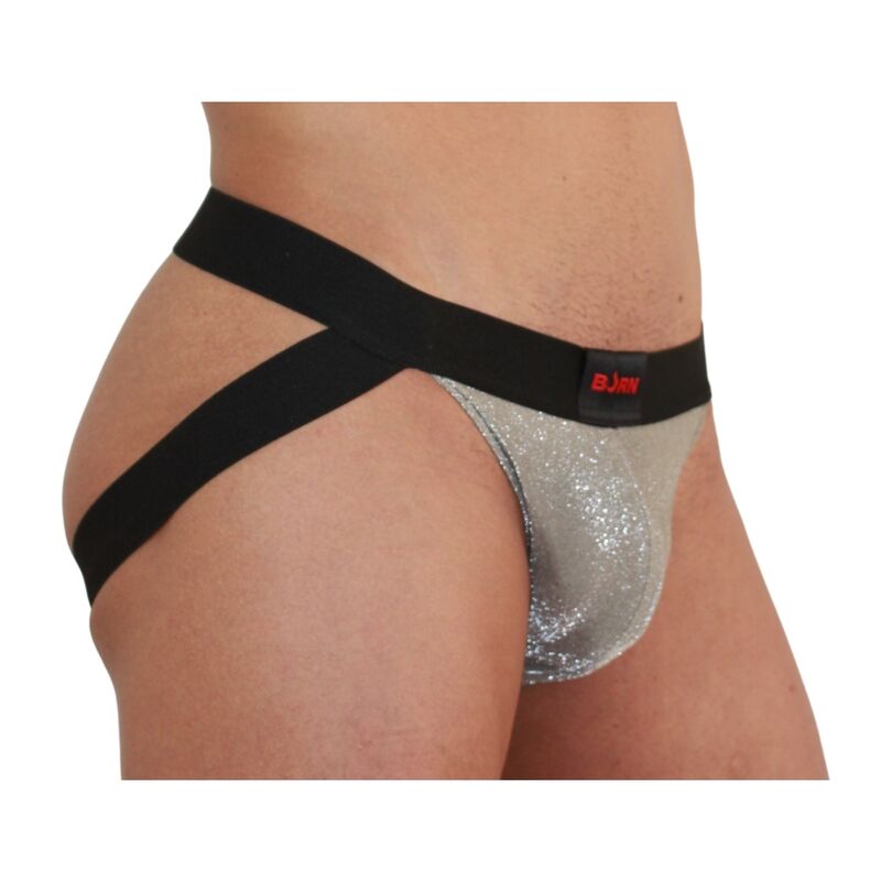 BURN - 001 JOCK BEGE BRILHANTE / PRETO XL