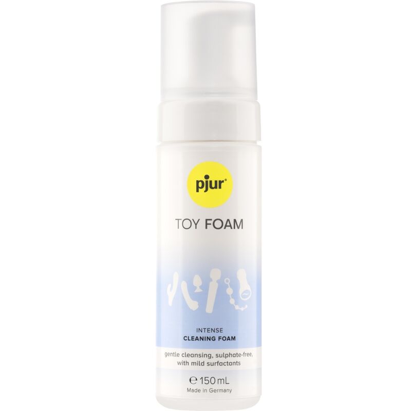 PJUR - ESPUMA PARA BRINQUEDOS LIMPADOR DE BRINQUEDOS ESPUMA SUAVE 150 ML