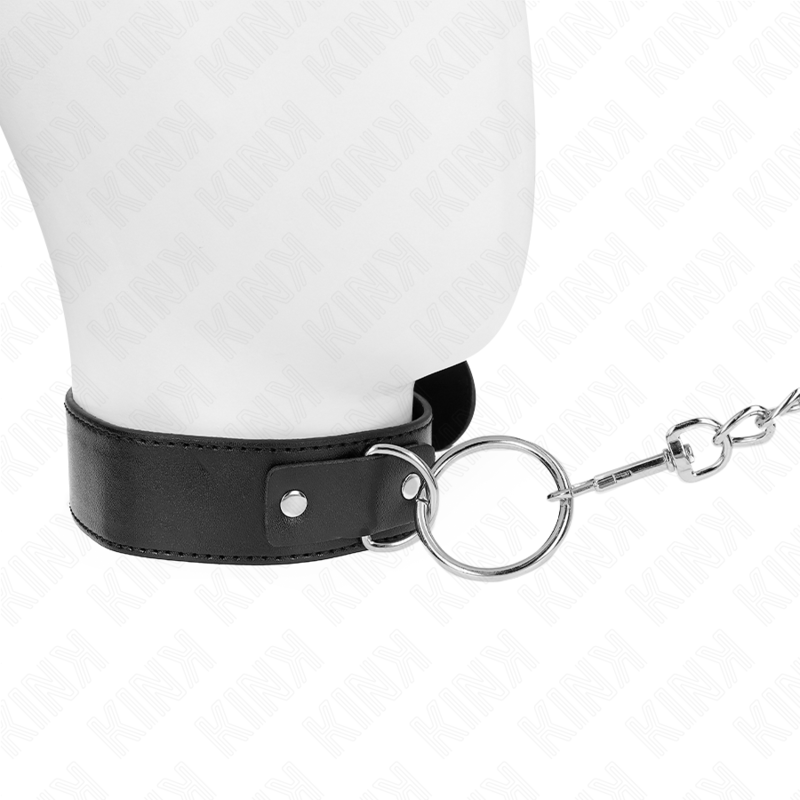 KINK - COLEIRA MODELO BÁSICO COM GUIA MODELO 4 AJUSTÁVEL 36-43 CM
