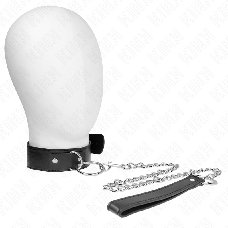 KINK - COLEIRA MODELO BÁSICO COM GUIA MODELO 4 AJUSTÁVEL 36-43 CM