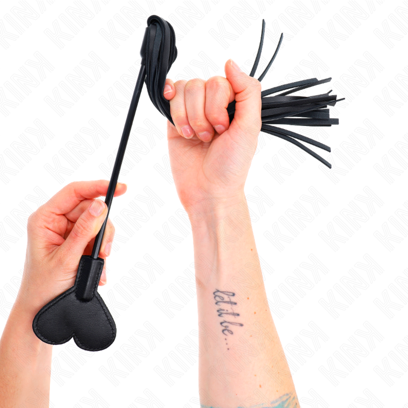 KINK - CHICOTE DE FOGO COM PAINEL DE CORAÇÃO 35 CM