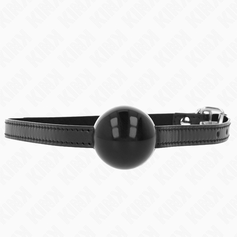 KINK - BOLA PRETA ÚNICA MACIÇA 4 CM MORDIDA 65 x 1,5 CM