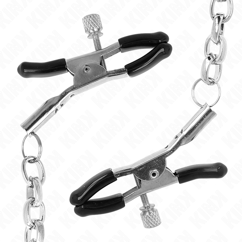 KINK - Grampos de mamilo de corrente grossa 30 cm