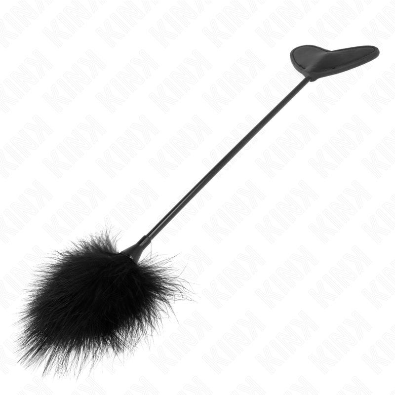 KINK - PLUMAS DE COSQUILLEO CON PALA DE CORAZÓN 31 CM