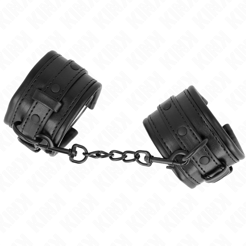 KINK - RESTRIÇÕES DE PULSO PRETAS AJUSTÁVEIS 20-30 CM X 6 CM