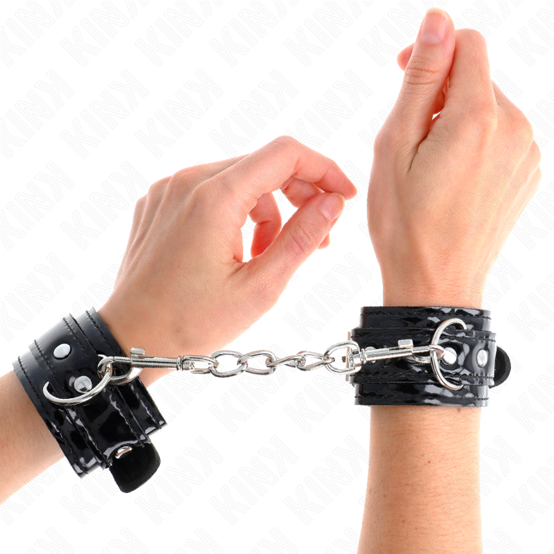 KINK - PUNHOS DE NEOPRENE BRILHANTE AJUSTÁVEIS 17-24 CM X 4,5 CM