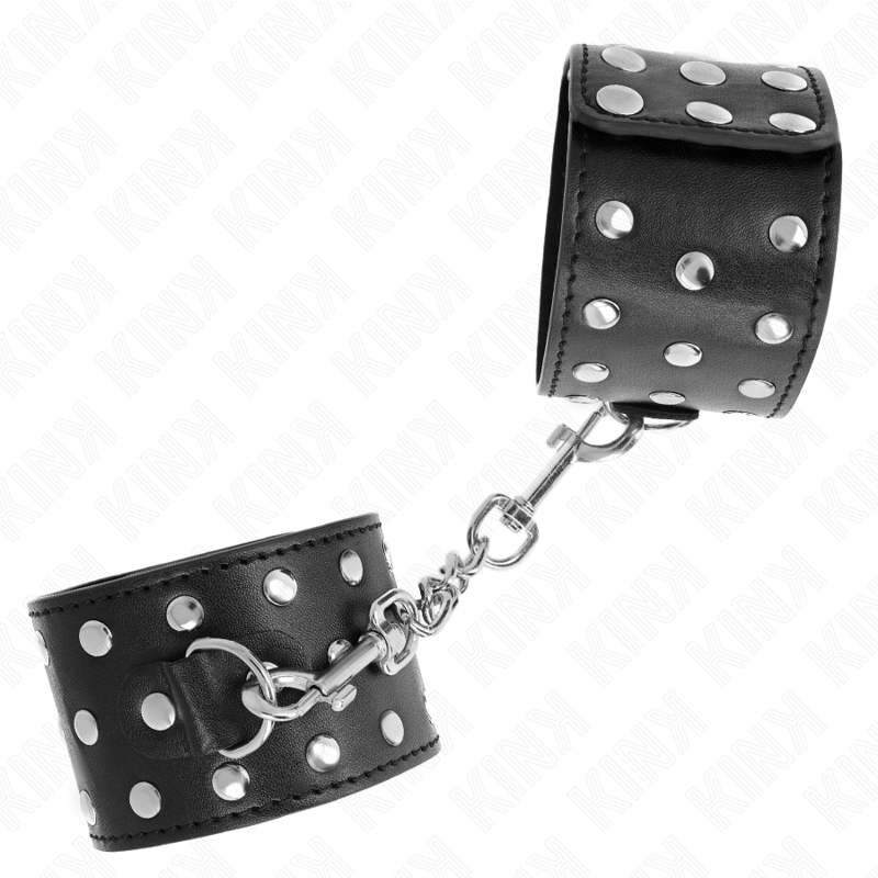 KINK - PUNK RESTRIÇÕES DE PULSO AJUSTÁVEIS 19-24 CM X 5,5 CM