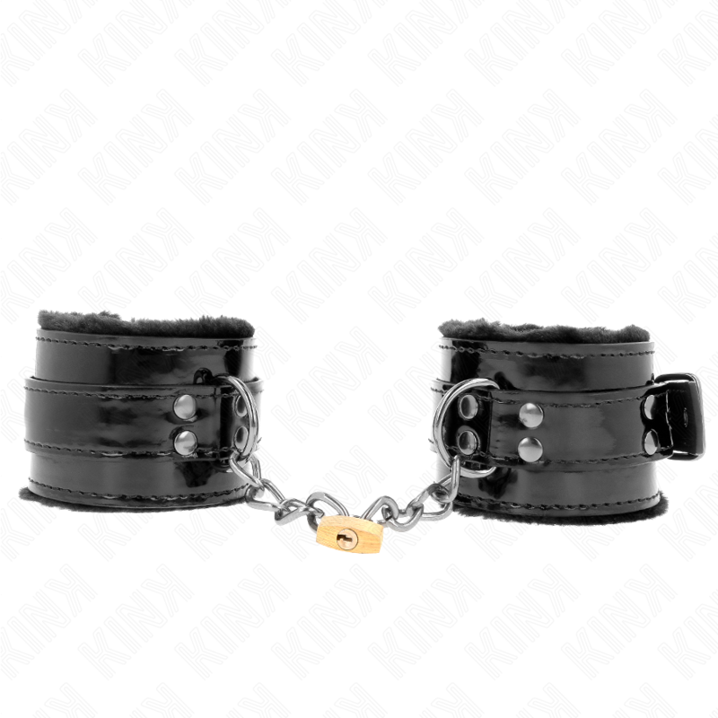 KINK - RESTRIÇÕES DE PUNHO LEVES COM TRAVA DE COBRE AJUSTÁVEL 17-29 CM X 5,5 CM