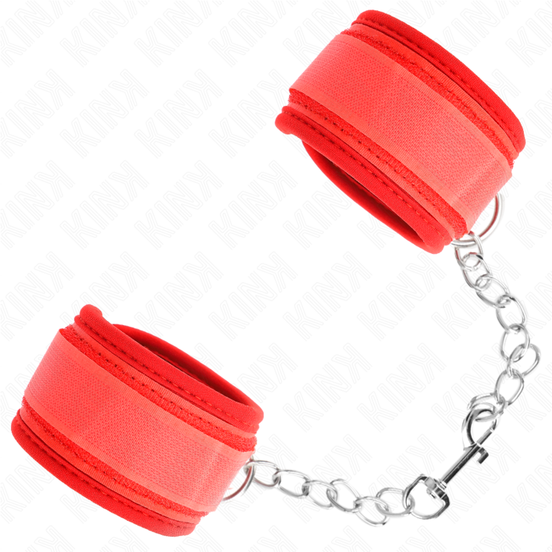 KINK - PULSEIRAS DE NEOPRENE VERMELHAS 42 X 5 CM