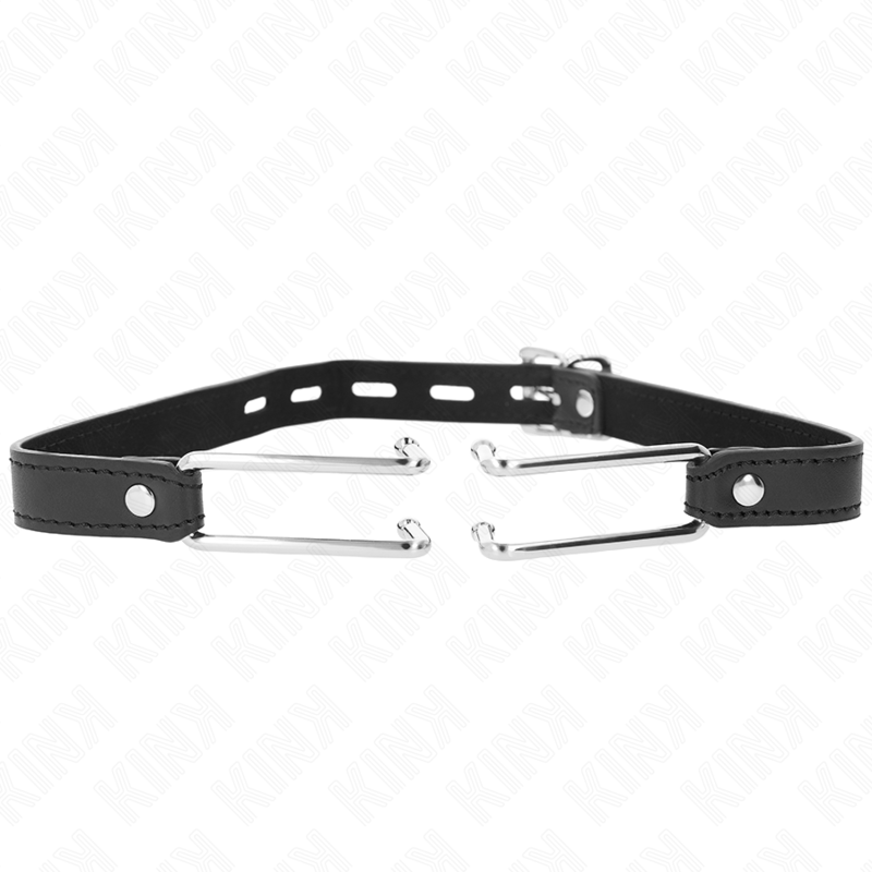 KINK - GANCHO DE METAL 11,5 CM COM ALÇA DE COURO AJUSTÁVEL 39-58 CM X 2 CM